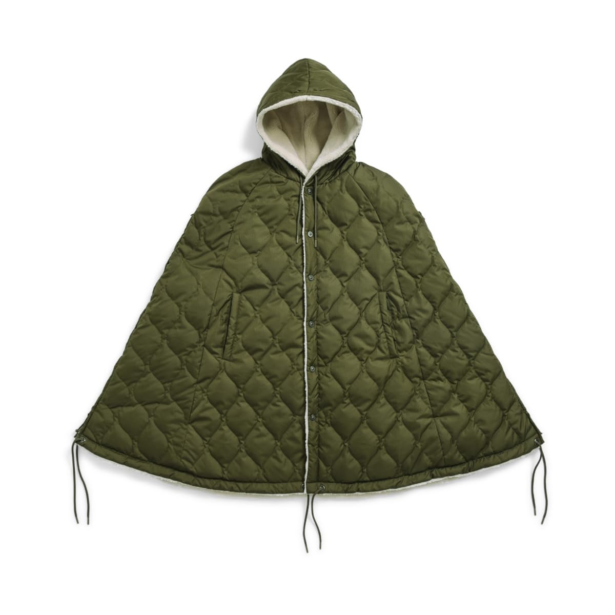 タイオン(TAION) ミリタリーダウンケープ ONESIZE D.CHOCO×BEIGE TAION